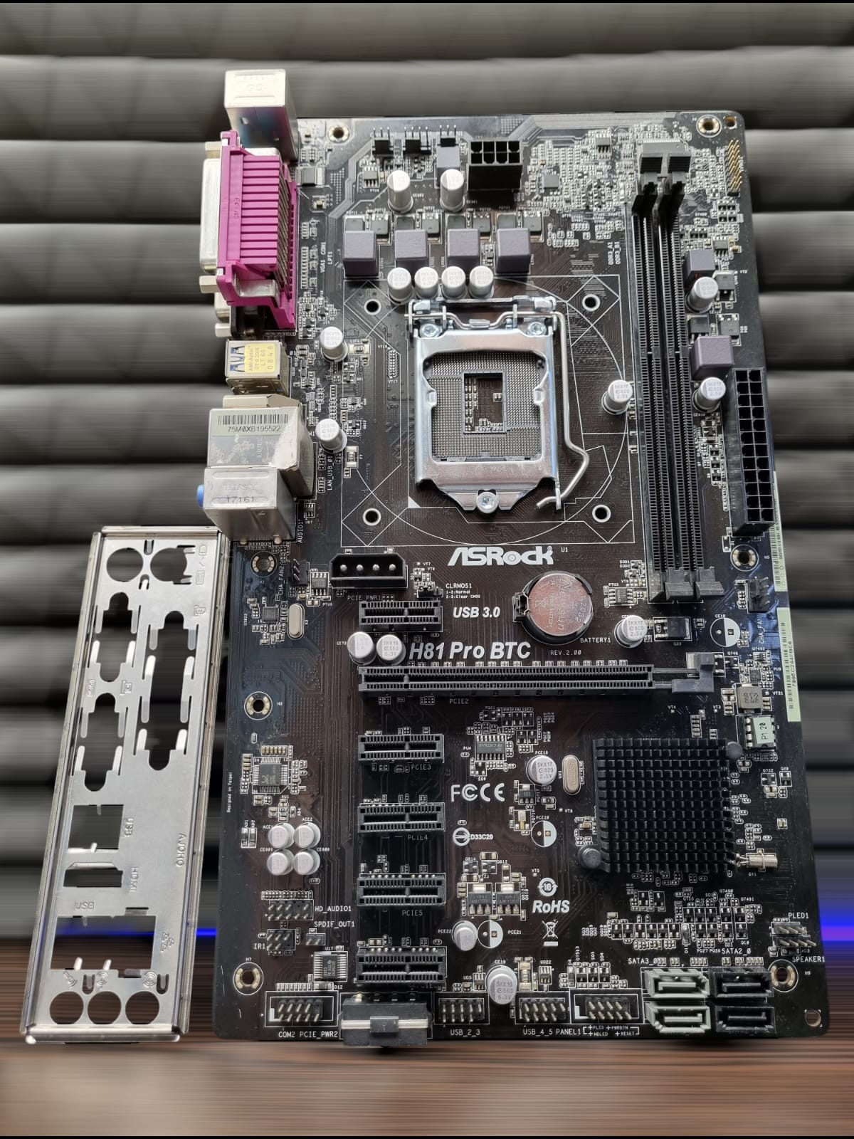 Материнская плата ATX S1150 ASRock H81 Pro BTC