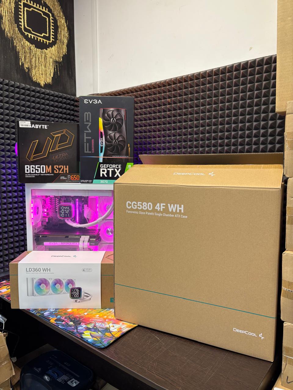 Мощный игровой пк Ryzen 7/DDR5 32GB/RTX 3070/SSD