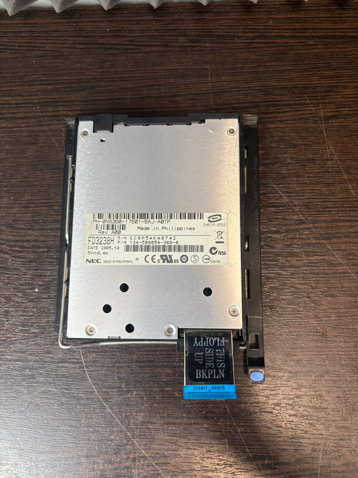 Floppy Disc Drive Slim с шлейфом для сервера