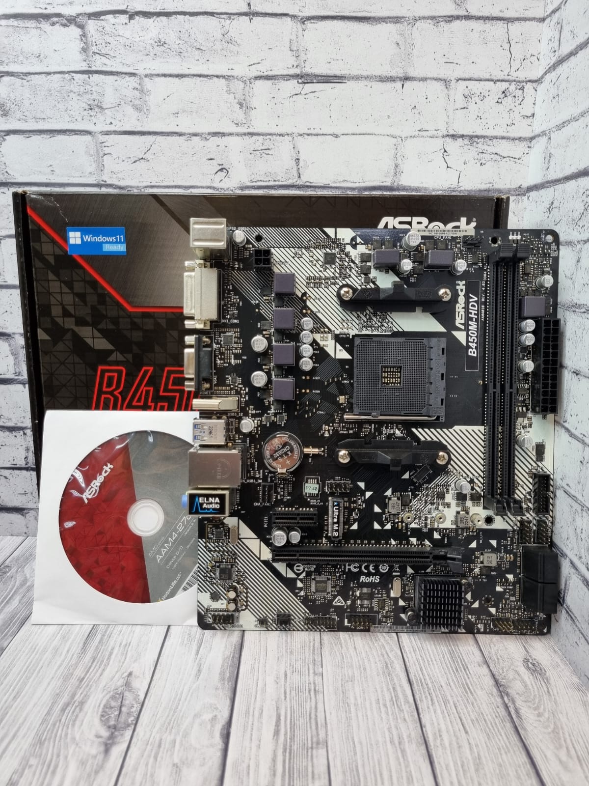 Материнская плата microATX SAM4 ASRock B450M-HDV R4.0