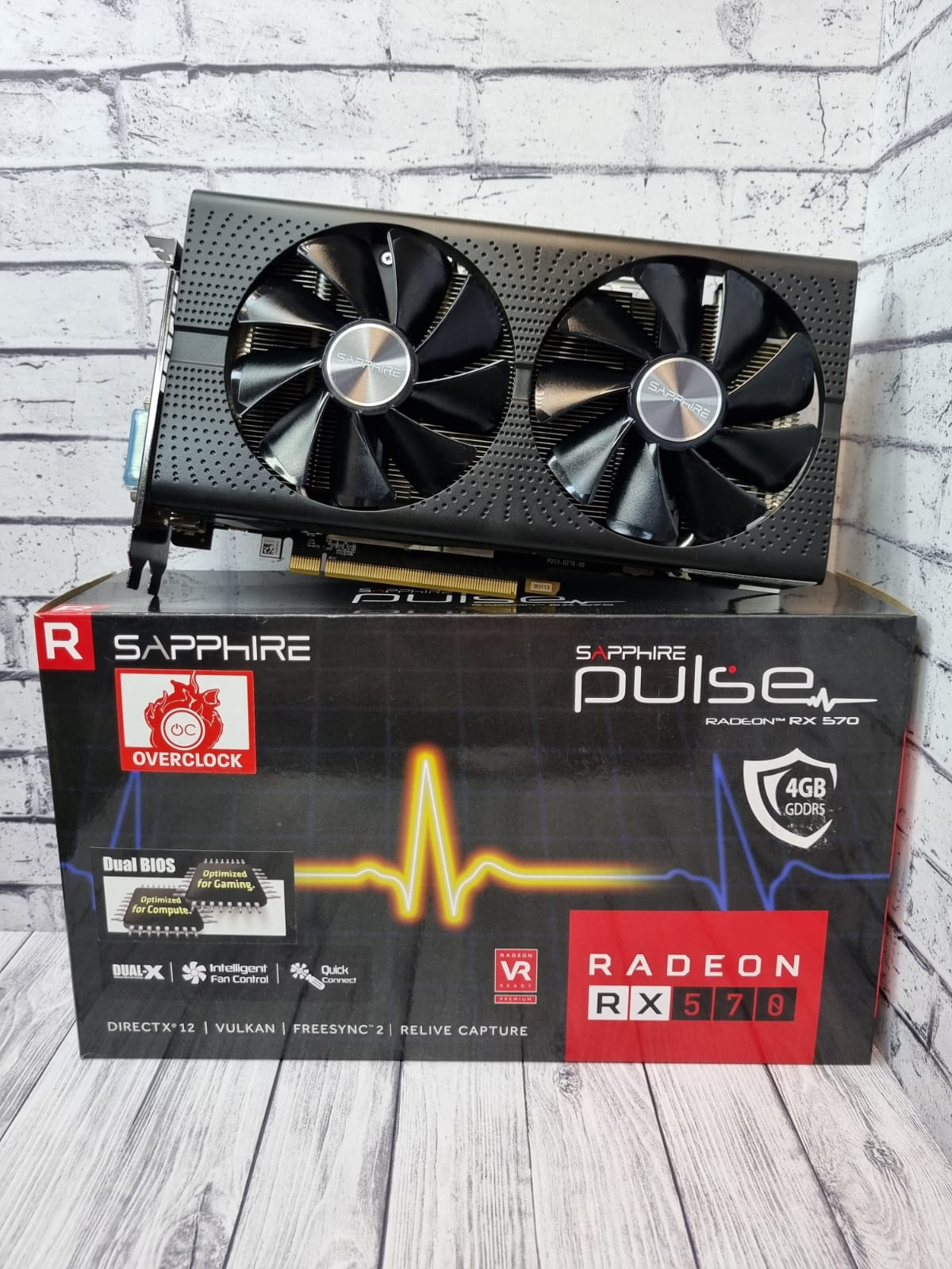 Видеокарта AMD Radeon ™ RX570 4GB SAPHIRE PULSE