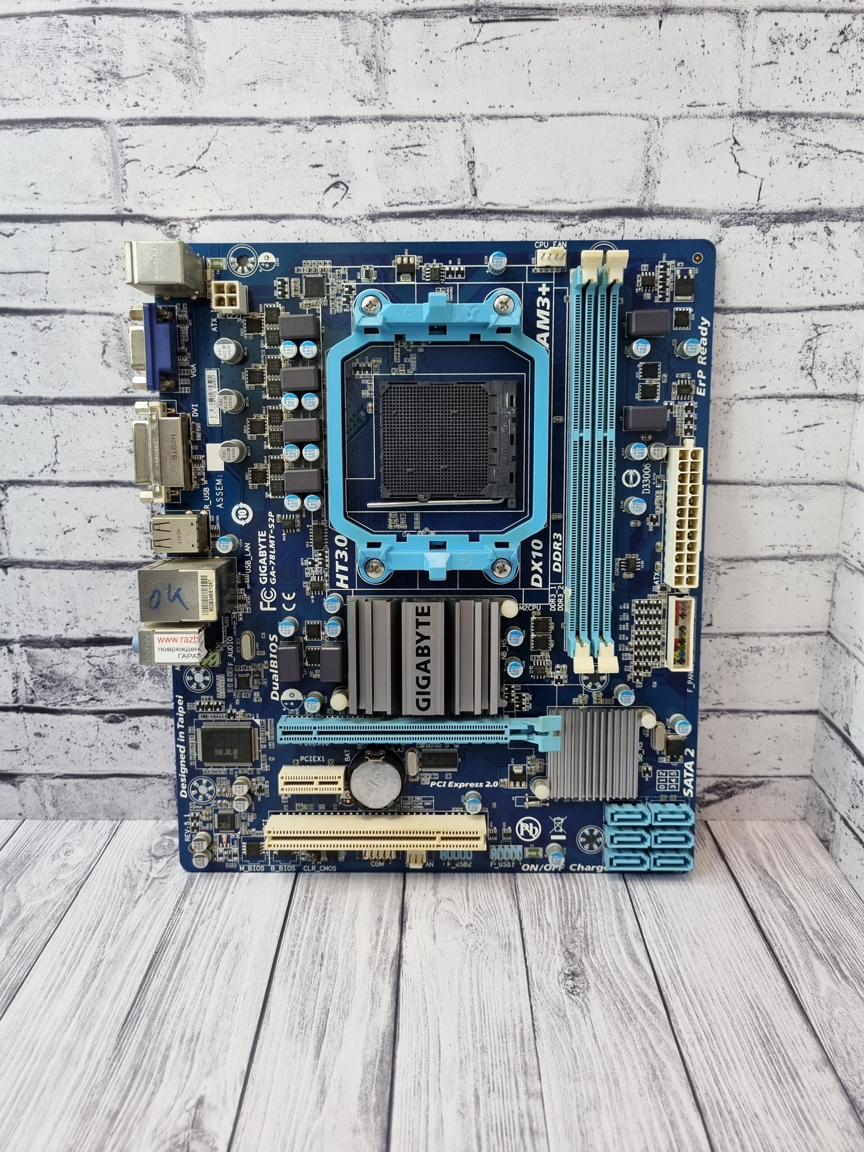 Материнская плата micro ATX SAM3+ GIGABYTE GA-78LMT-S2P Rev. 5.1