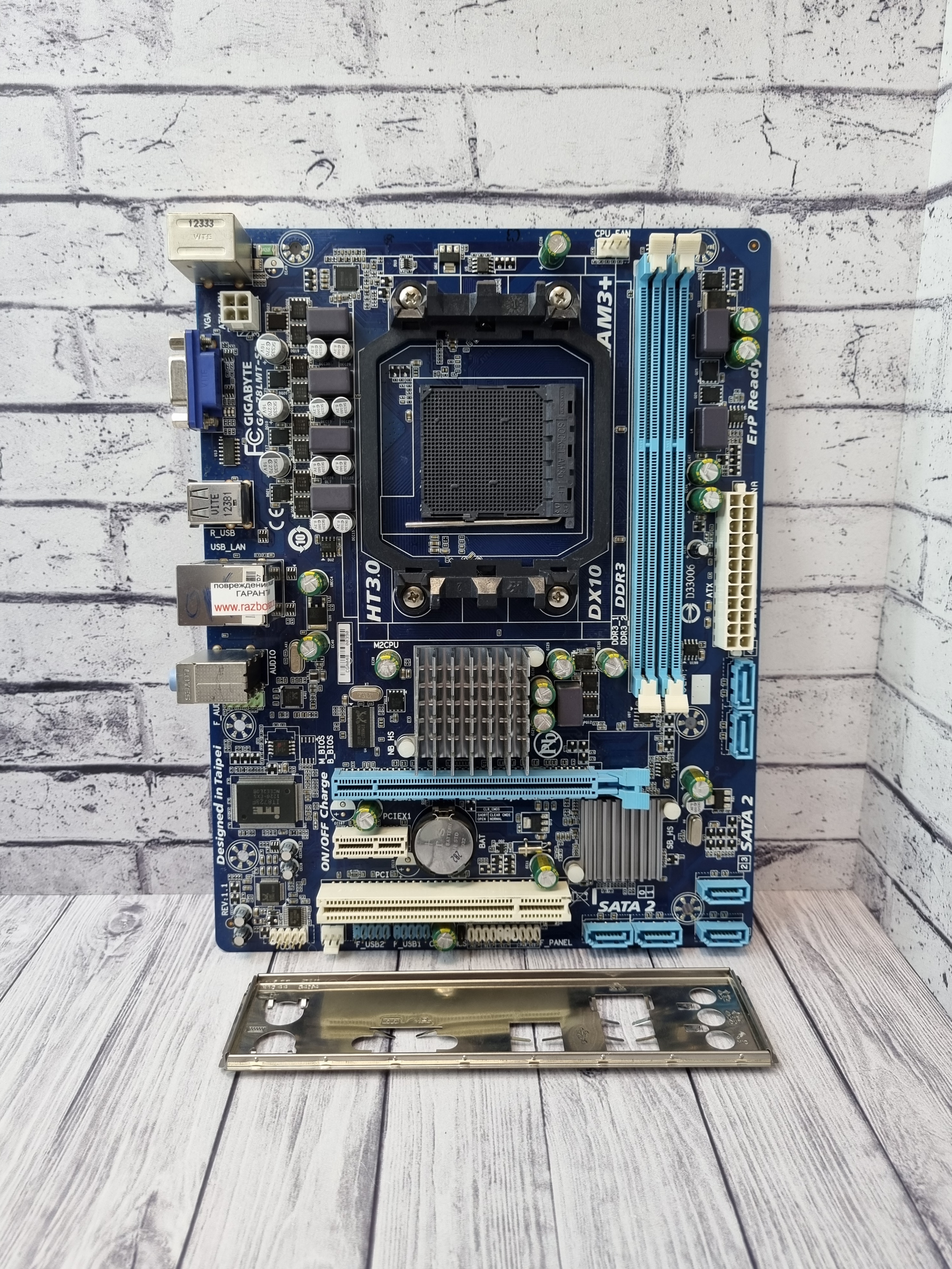 Материнская плата micro ATX SAM3+ GIGABYTE GA-78LMT-S2 Rev. 1.1