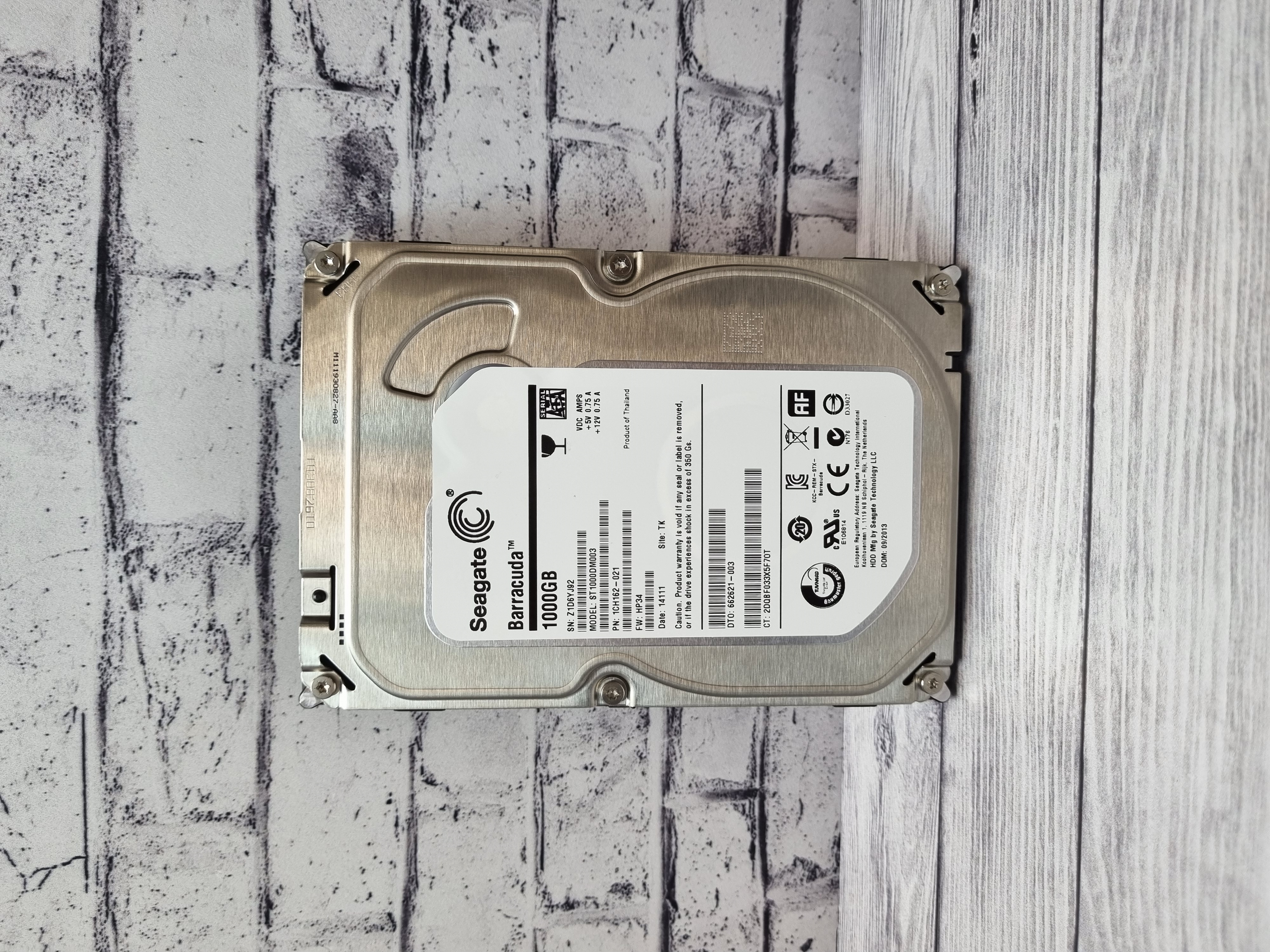Жесткий диск SATA III 1.0TB SEAGATE Barracuda 3.5''