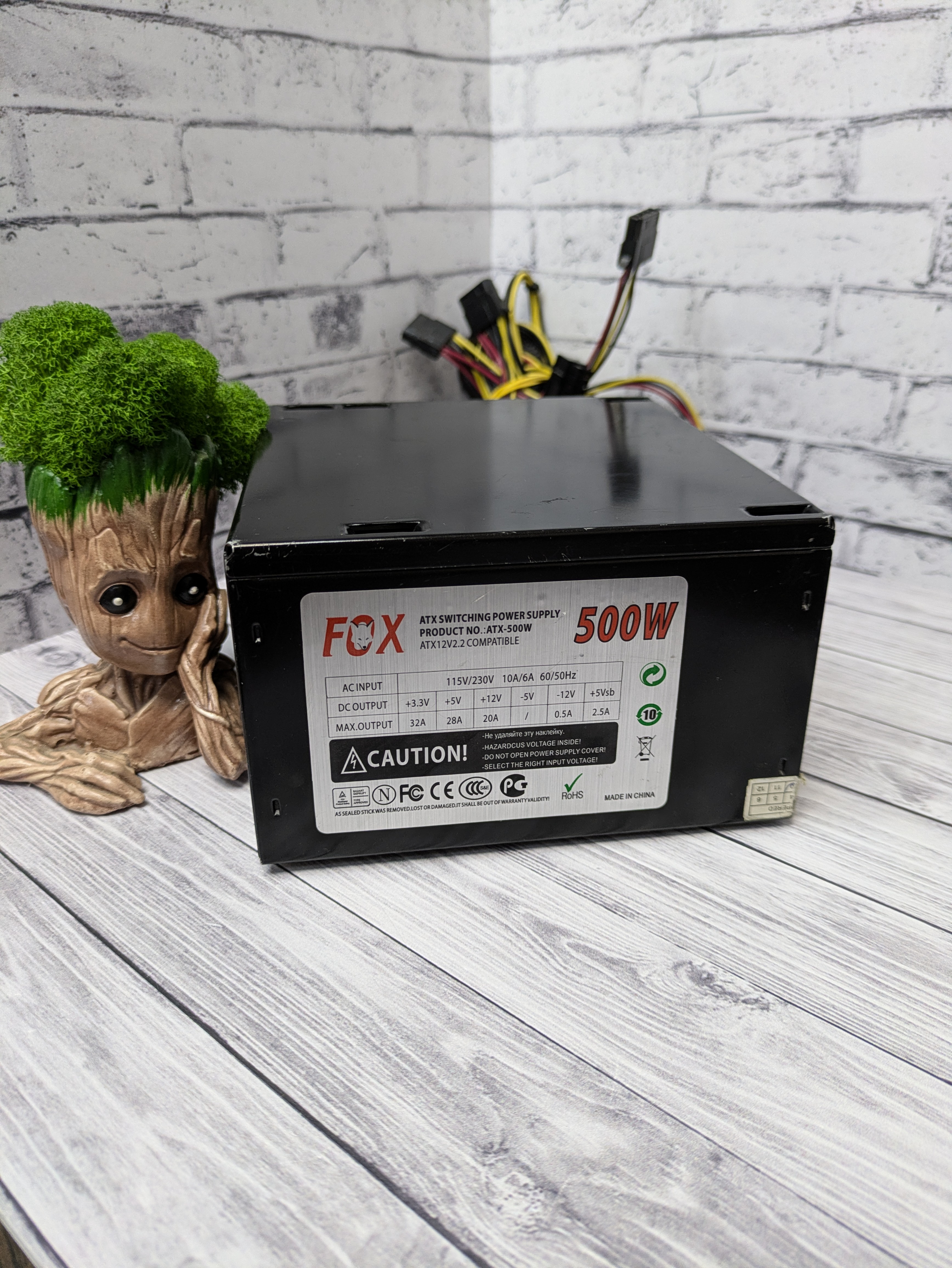 Блок питания ATX 500W FOX Switching