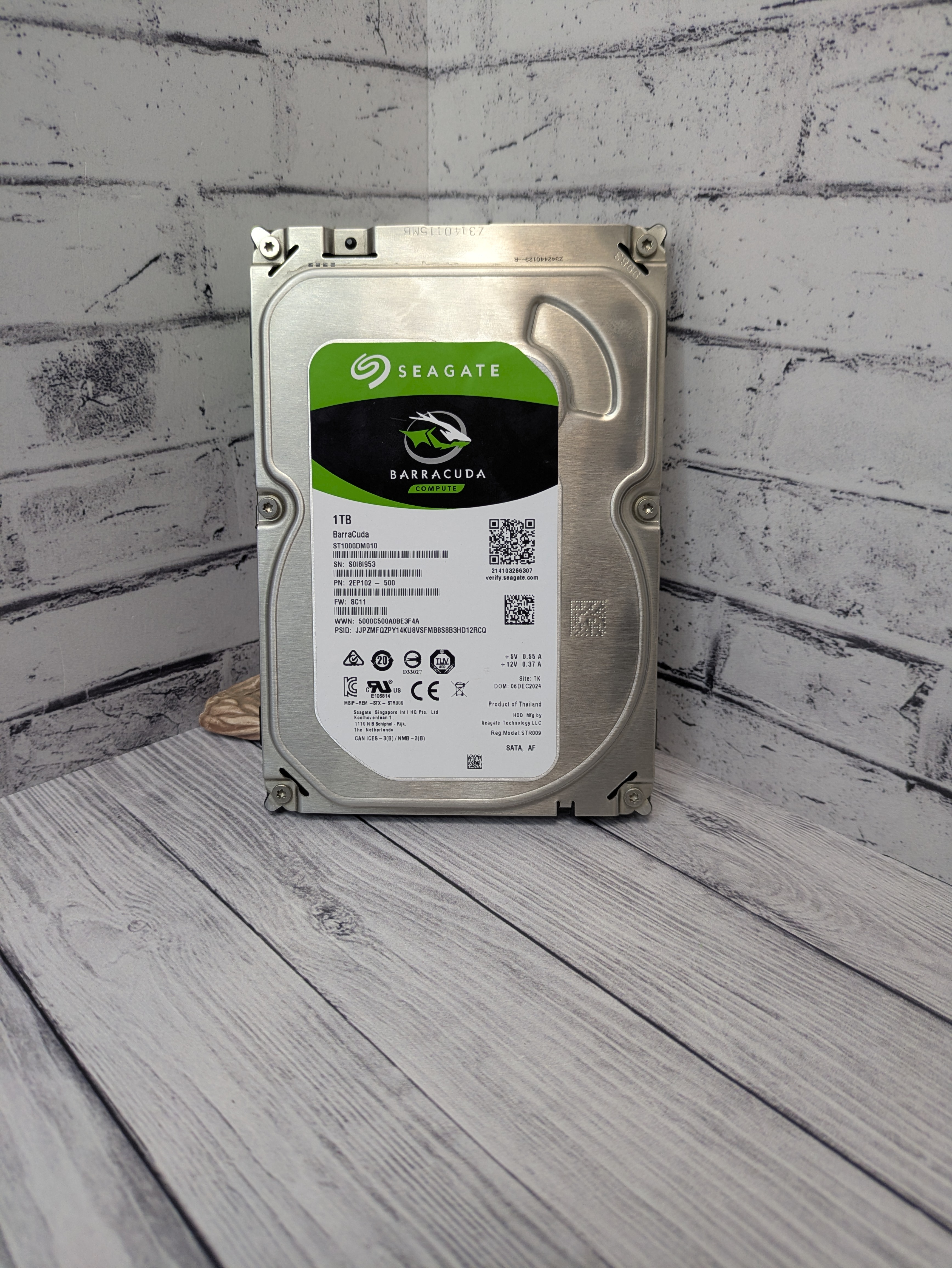 Жесткий диск Seagate 1TB ST1000DM010 3.5"